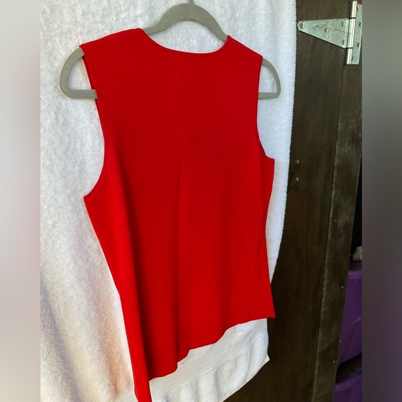 Chico’s Apparel Annie Sleeveless Knit Red; NWT; M/8 - Picture 5 of 13